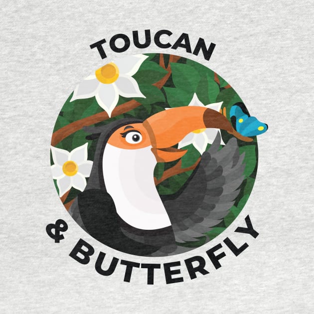 Toucan & Butterly by mawicasava